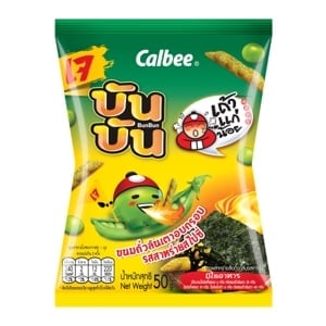 pdc_บันบัน ถั่วลันเตาอบกรอบ รสสาหร่ายสไปซี่ 50 ก.