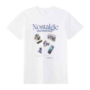 pdc_เบสิโค เสื้อยืดแขนสั้นพิมพ์ลาย สำหรับผู้ชาย รุ่น FASN25Q3YM006 สีขาว