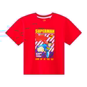 pdc_ซูเปอร์แมน เสื้อยืดเด็กชาย รุ่น FMAR2505LB025 สีแดง