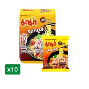 pdc_มาม่า บะหมี่กึ่งสำเร็จรูป รสหมูสับ 60 ก. แพ็ค 10
