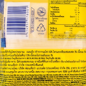 CHESDALE Natural Cheese Slices 250 G_2