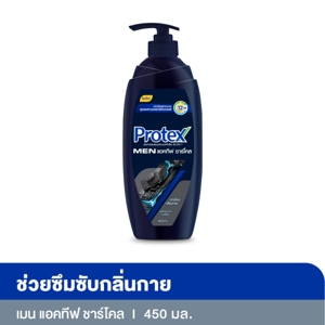 PROTEX For Men Anti-Bacterial Shower Cream Active Charcoal 450 ml._1