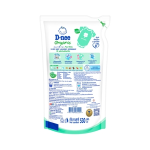 D-NEE Newborn Baby Liquid Detergent Refill Organic Aloe Vera 530 ml._2