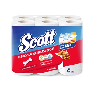SCOTT Multi-Purpose Paper Big Roll Model Large Sheets Pack 6 x 8_2