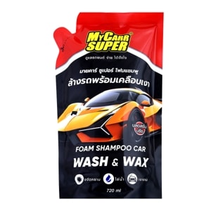MY CARR SUPER Foam Shampoo Car Wash & Wax Blossom Breeze 720 ml._1