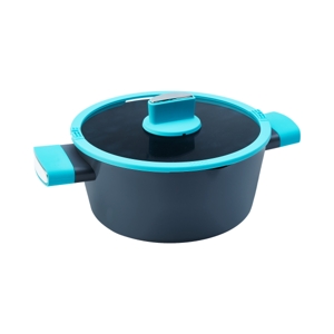 BAKER'S SECRET 24 cm. Press Aluminum Casserole with Lid Model. BS11462_1