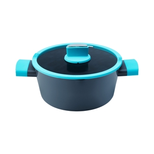 BAKER'S SECRET 24 cm. Press Aluminum Casserole with Lid Model. BS11462_2
