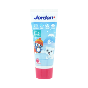 JORDAN Kids Step 1 Toothpaste for Kids 1-5 Years Strawberry Flavor 75 g._1