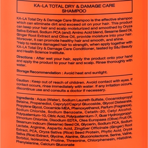 KA-LA Total Dry & Damage Care Shampoo 410 ml._3
