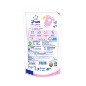 D-NEE Organic Newborn Baby Liquid Detergent Refill Honey Star Scent 530 ml._1