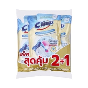 คลีนน์ดี แชมเปญ เฟรช ผลิตภัณฑ์ซักผ้าชนิดน้ำ สูตรเข้มข้น 550 มล. x 3 ชิ้น