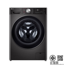 แอลจี เครื่องซักอบฝาหน้า 11/7 กก. รุ่น FV1411H2BA สีดำ_1