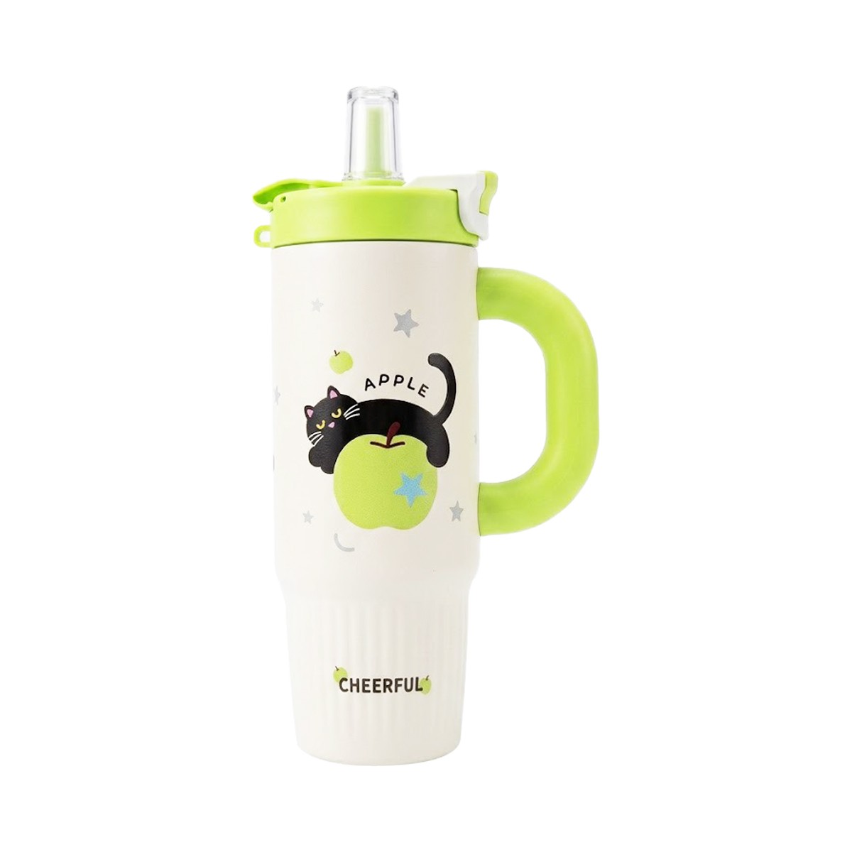 TAKE TOYS Tumbler Cat 800 ml. Color Green