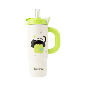 TAKE TOYS Tumbler Cat 800 ml. Color Green