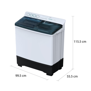 COMFEE Twin Tub Washing Machine 18 kg. CTG01W180 White_8