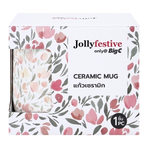 BIG C Floral Pattern Mug Model. GB545-E1088 Size 385 ml. Pink Color_1