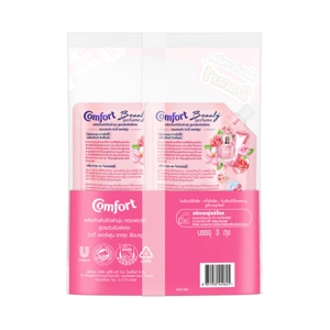 COMFORT Beauty Perfume Fabric Softener Sakura and Rosewater Scent 450 ml. Pack 2+1_2
