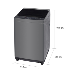 COMFEE Top-load Washing Machine 8 kg. CAS19W80W Grey_7
