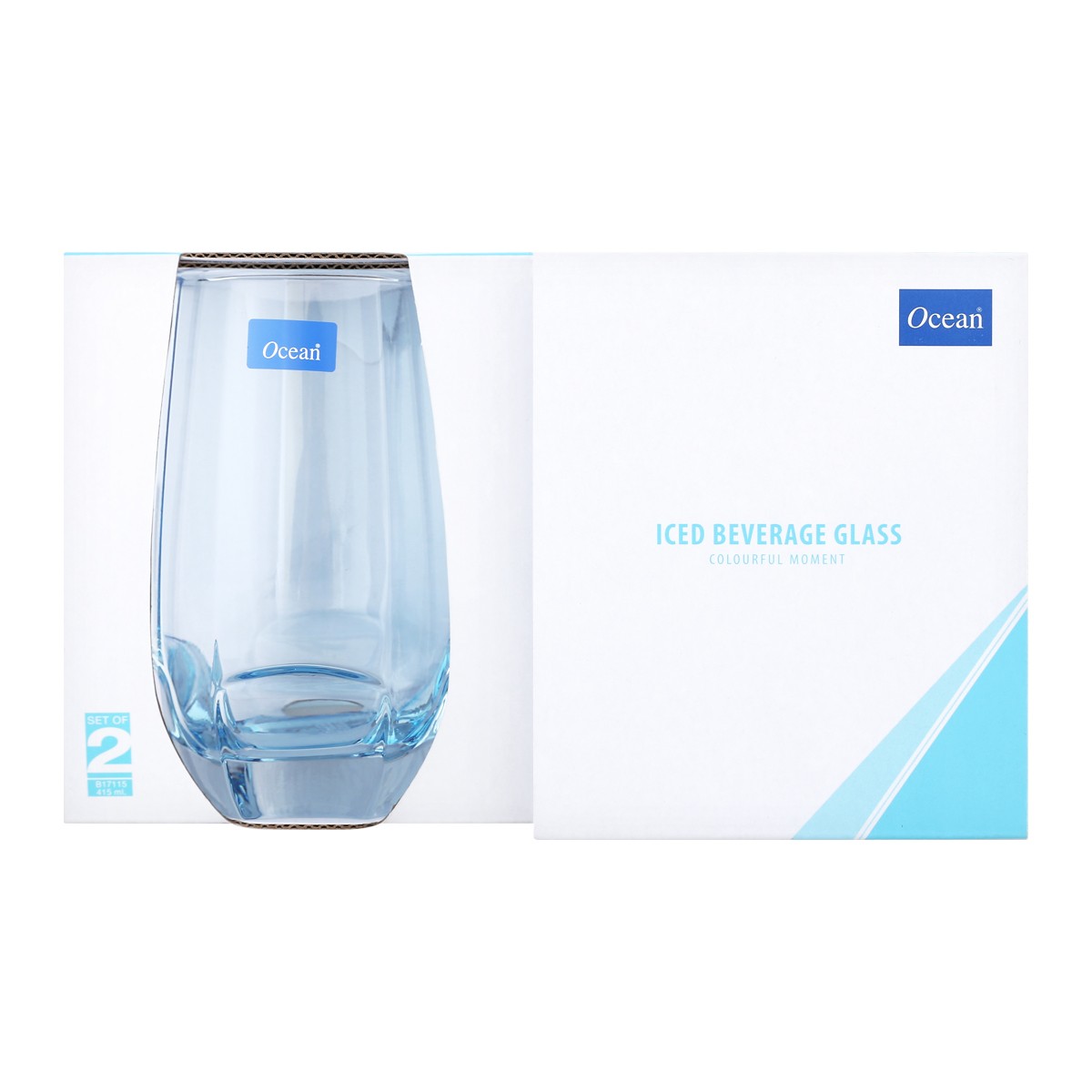 OCEAN Iced Beverage Glass Model B17115 415 ml. Pack 2