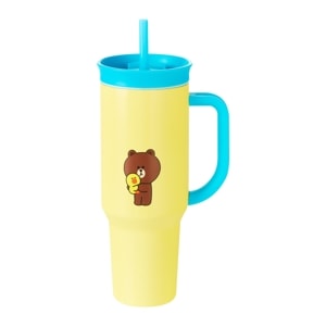 LINE FRIENDS Vacuum Bottle + Straw 1200 ml. Model CF2504HI14 Assorted Colors_2