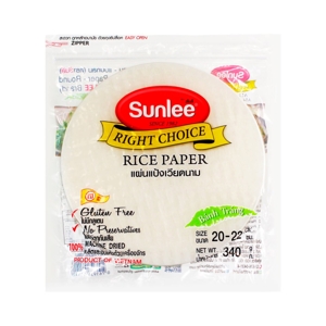 SUNLEE Round Rice Paper 20-22 cm. 340 g.