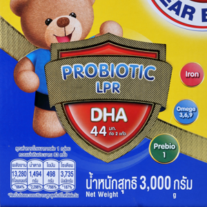 BEAR BRAND Protextion Triple Pro 3 Milk Product Powder Plain Flavor 3000 g._2