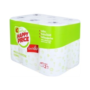 BIG C HAPPY PRICE Multi-Purpose Towel 6 Rolls_2