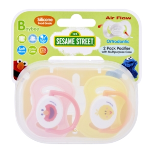 SESAME STREET Baby Pacifier Pack 2 Assorted Colors_2