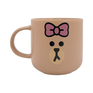 LINE FRIENDS Choco Mug 350 ml. Dark Pink Color_2