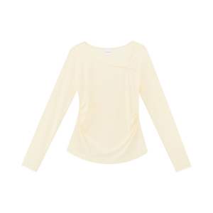 เบสิโค เสื้อแขนยาวผู้หญิง สีครีม