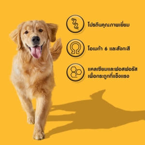 เพดดิกรี อาหารสุนัขชนิดเม็ด รสเนื้อวัวและผัก 3 กก._5
