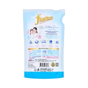 FINELINE Mild & Care Cotton Snow Concentrate Fabric Softener 450 ml._3