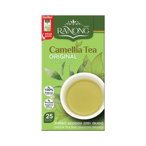 RANONG TEA Camellia Original Green Tea 25 sachets 50 g.