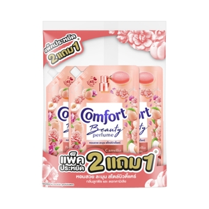 คอมฟอร์ท บิวตี้ เพอร์ฟูม กลิ่นลูกพีช และ ดอกคามิเลีย 450 มล. แพ็ค 2+1
