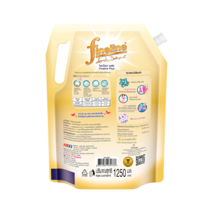 FINELINE Plus Liquid Laundry Detergent Sunny Gold Scent 1250 ml._3