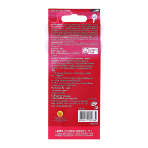 CHUPA CHUPS Air Freshener Model CHP700 Strawberry Cream_1