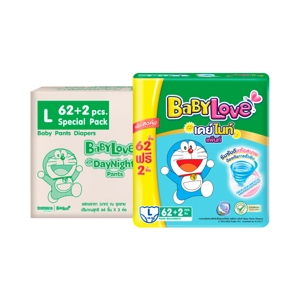 BABYLOVE DayNight Pants Super Jumbo Size L 62+2 pcs x 3 Pack_1