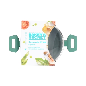 BAKER'S SECRET Casserol with Lid 20 cm. Model. BS11419_4