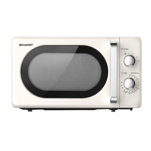 SHARP 700W Microwave Oven Model. R-220EF(WH) 20 L. Cream Color_1
