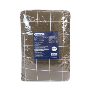 SLEEP JOY Bed Set 6 ft. + Comforter 70" x 90" Brown_3