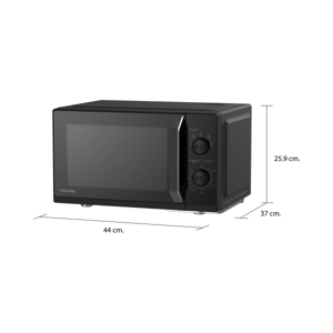TOSHIBA Microwave Oven 20 L. MW3-MM20PC(BK) Black_8