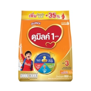 ดูเม็กซ์ ดูมิลค์ 1 พลัส ผลิตภัณฑ์นมผง รสน้ำผึ้ง สูตรมีธาตุเหล็กและวิตามินซี สูตร 3 850 ก.