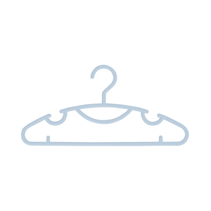 BESICO Plastic Hanger 2133 Blue Pack 6_5