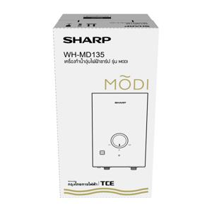 ชาร์ป เครื่องทำน้ำอุ่น 3500 วัตต์ รุ่น WH-MD135 สีขาว (ไม่รวมติดตั้ง)_6