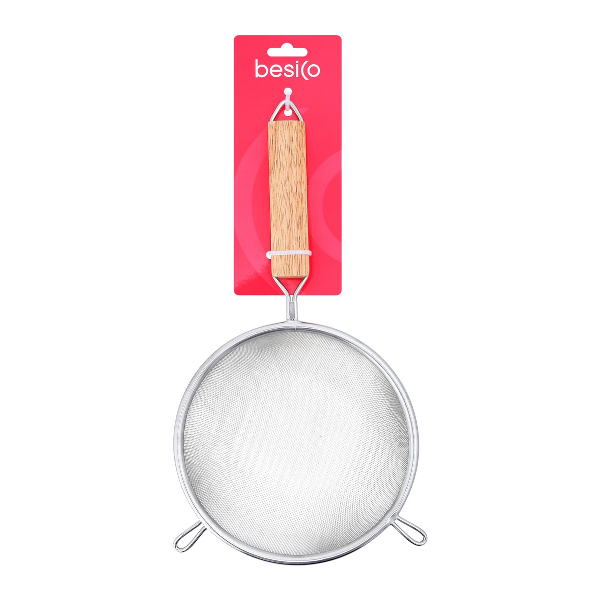 BESICO Sieve Wooden Handle Size 15 CM