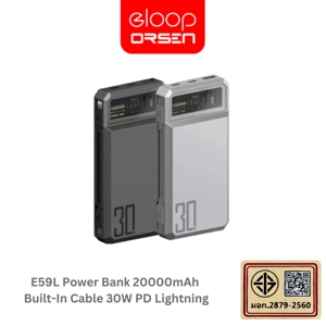 ออเซ่น แบตสำรอง 20000mAh รุ่น E59L คละสี_2