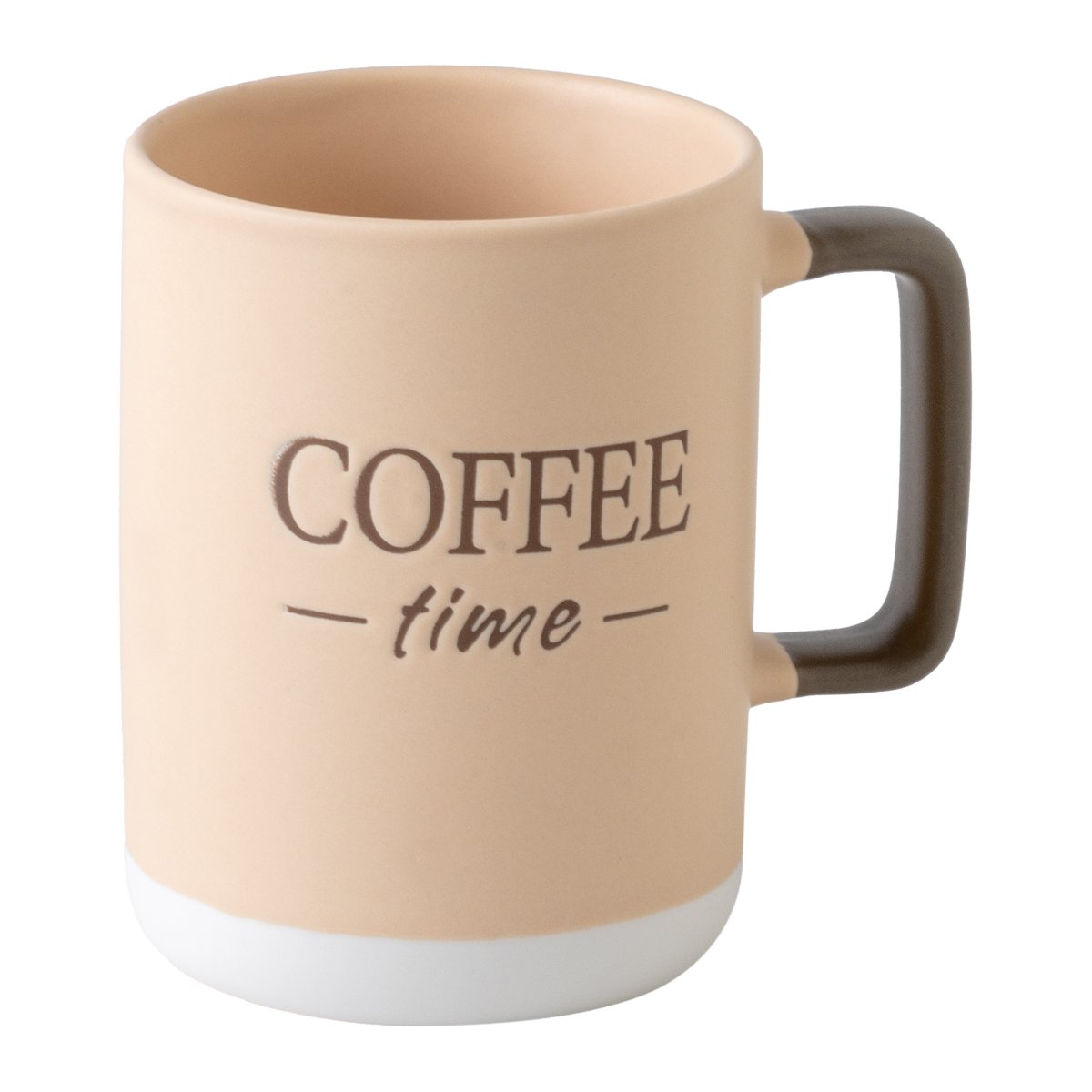 BIG C Coffee Pattern Mug Model. B299-SU2954 Size 355 ml. Light Brown Color