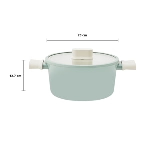LOCKNLOCK Suit Pot Model. CSU1202MIT 20 cm. Mint Color_4