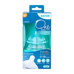 NATUR Infinit Wide Neck Nipple Pack 2