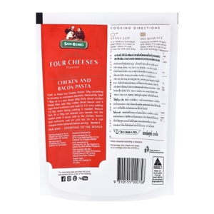 San Remo Pasta with Seasoning Sauce Cheese Flavor 120 g._3